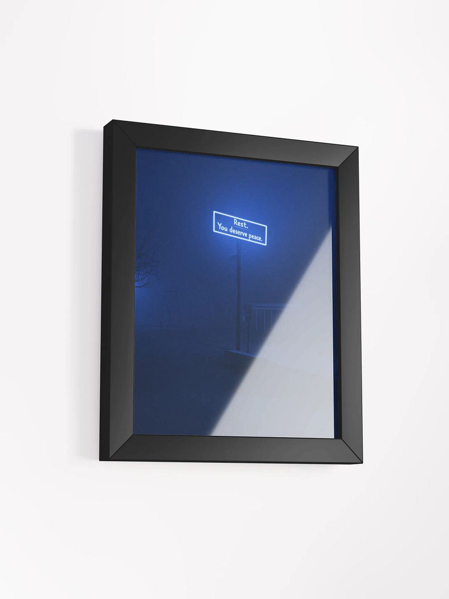 "Rest, you deserve peace" Framed Poster product image (19)