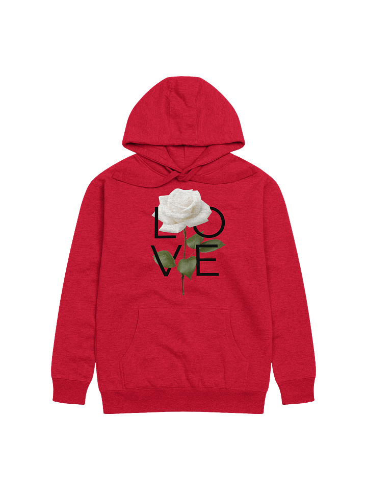 LOVE Rose Hoodie – A Cozy Blend of Strength and Beauty product image (1)