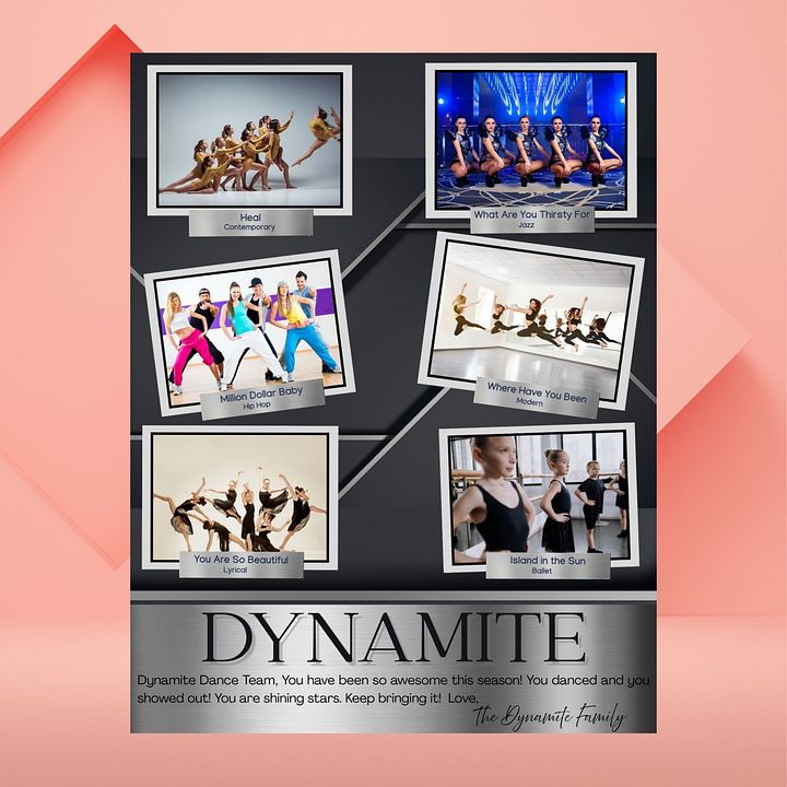 Dynamite Dance Program Ad product image (1)