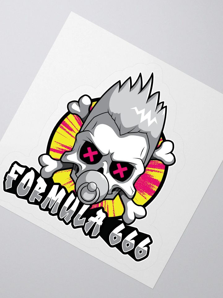 Retro Skull & Crossbones Sticker for Punks & Rockers product image (4)