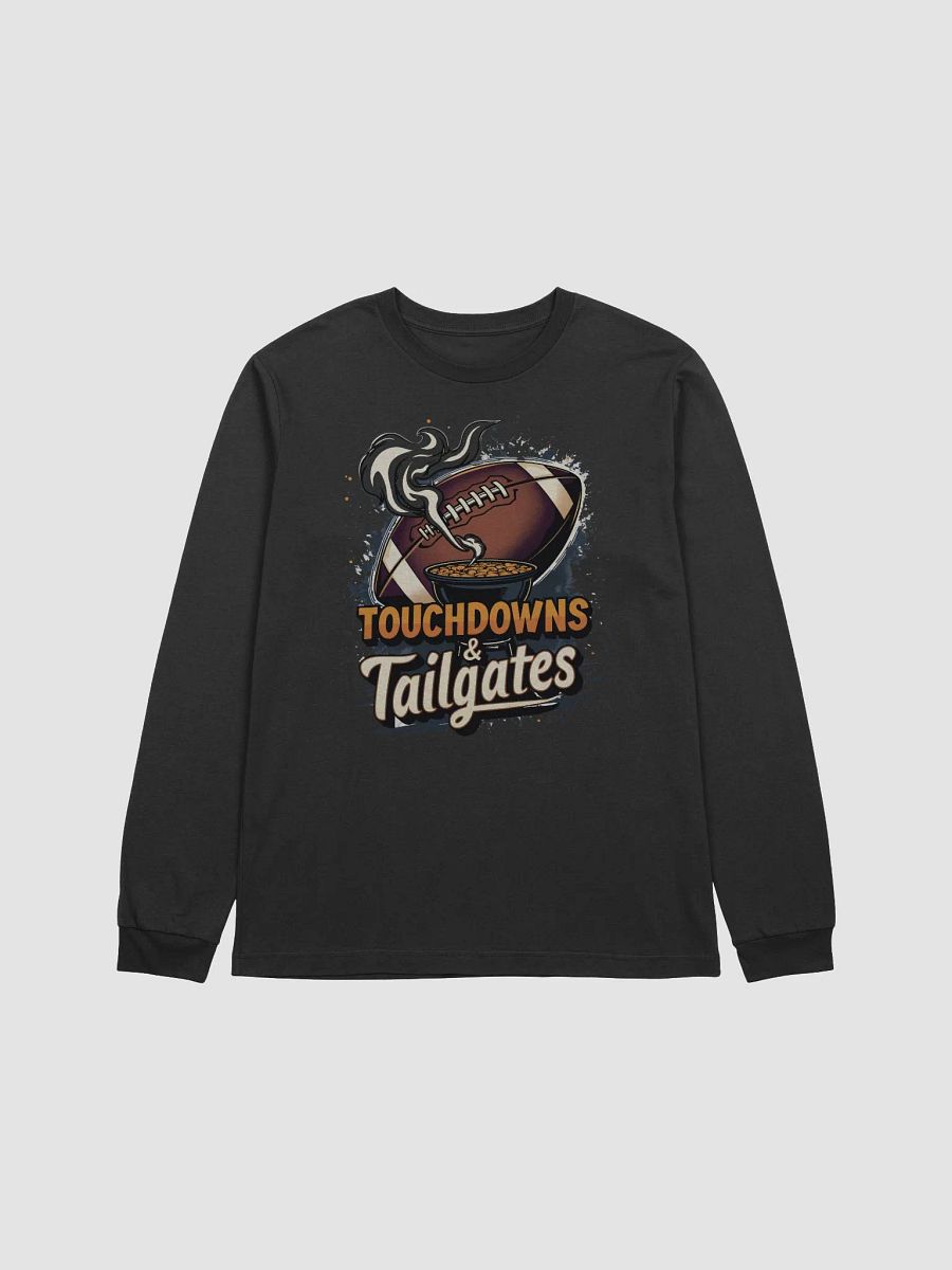 Touchdowns & Tailgates Football Foodie Long Sleeve Tee product image (1)