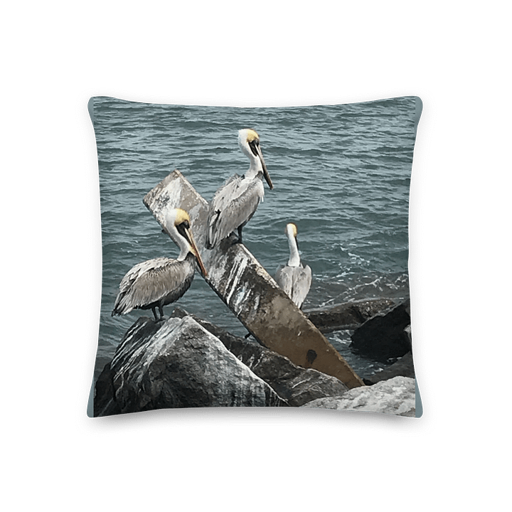 Shoreline Serenade Premium Pillow product image (1)