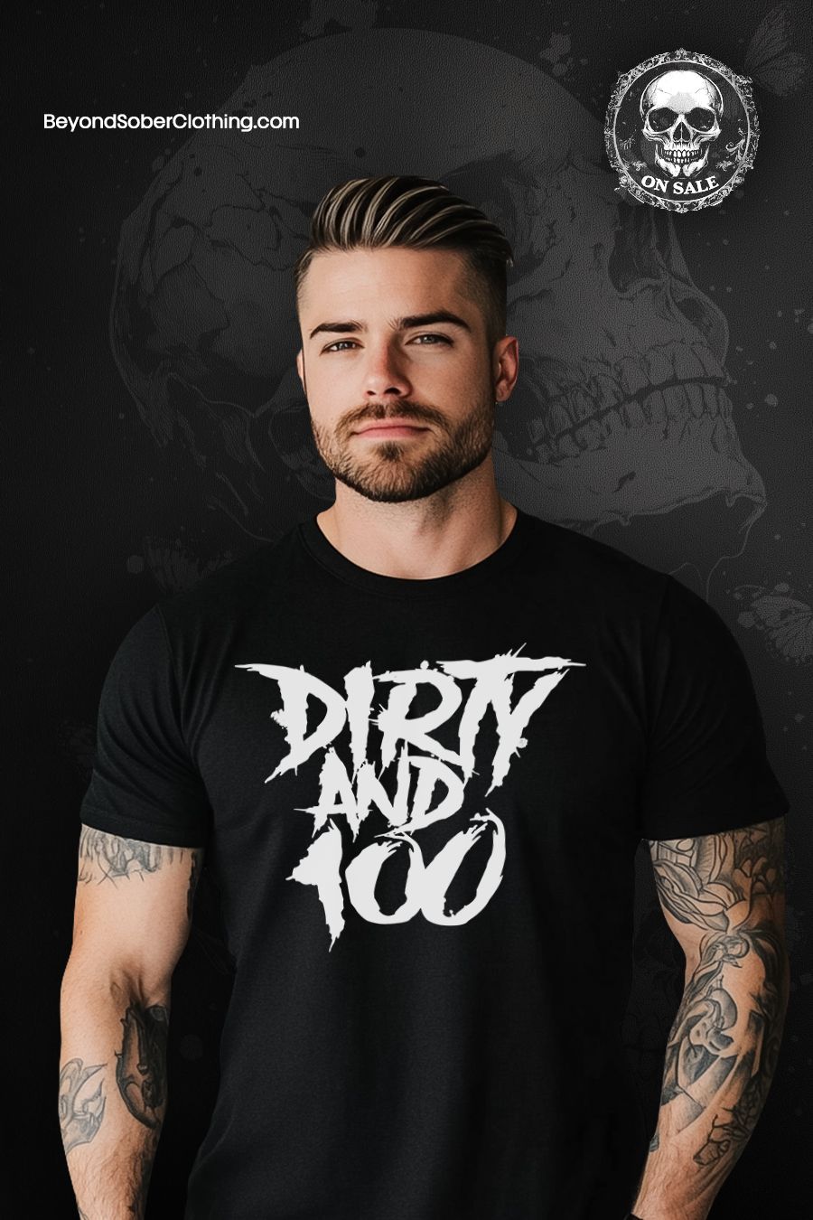 Dirty and 100: OG Beyond Sober Tee product image (1)