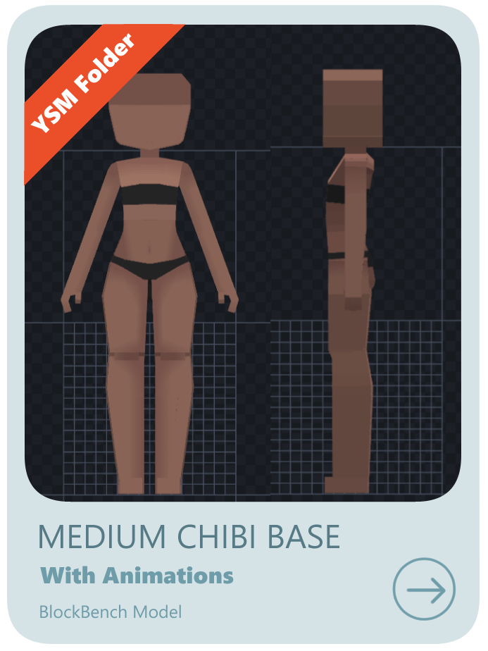 Medium Chibi Base | With Animations product image (1)