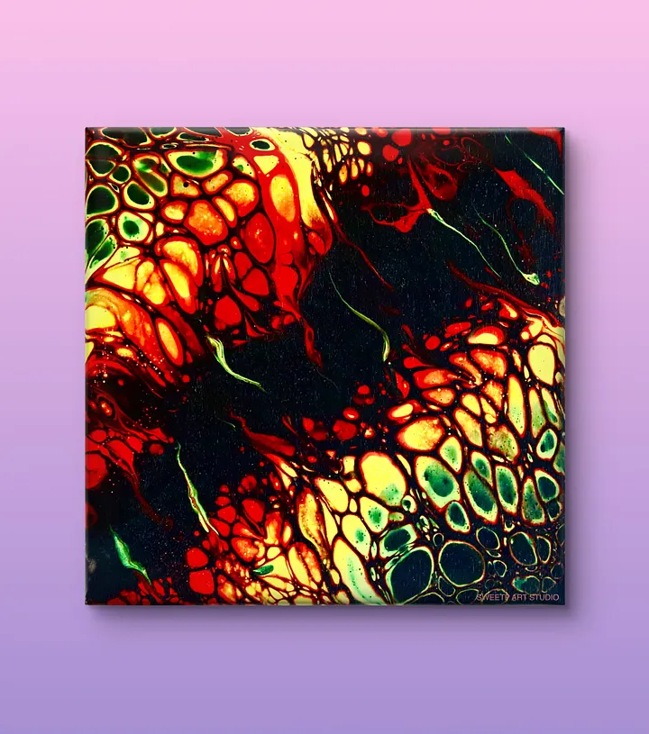 When Darkness Merges | Original Canvas Painting product image (1)