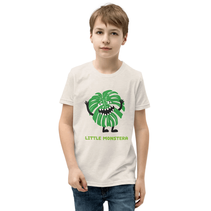 LITTLE MONSTERA tee - youth product image (1)