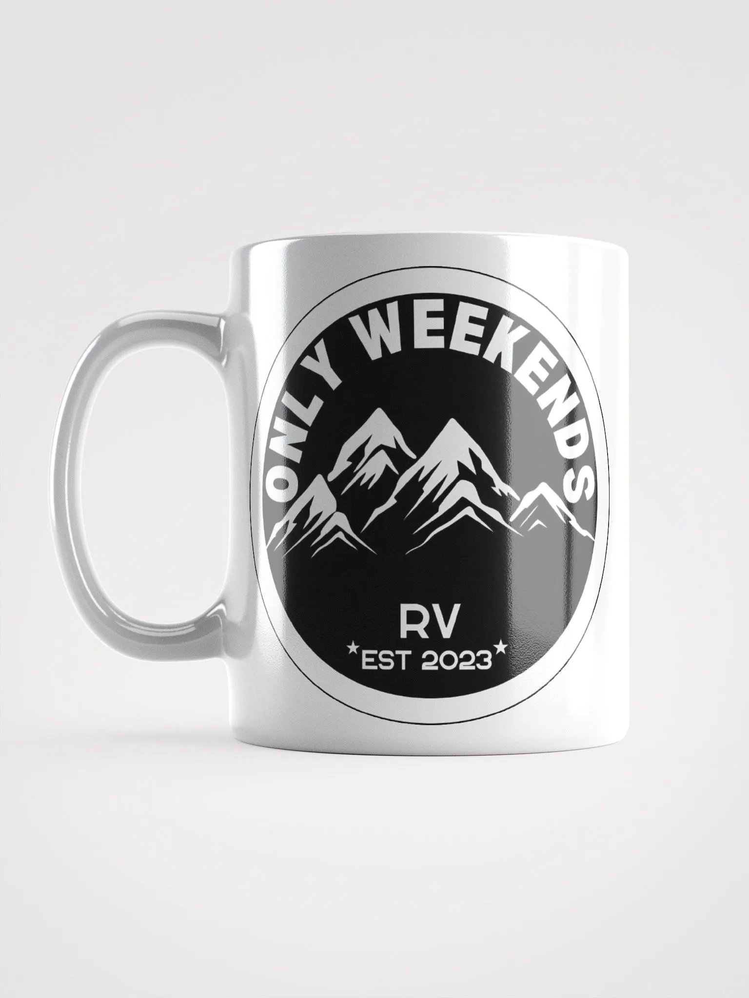 Only Weekends RV Mountain Range Adventure Mug product image (12)