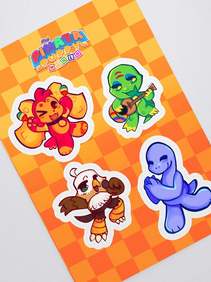 Piñata Puppy World Sticker Sheet product image (1)
