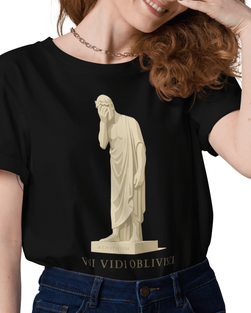 Veni Vidi Oblivisci ADHD Meme - Unisex Organic Tee product image (2)