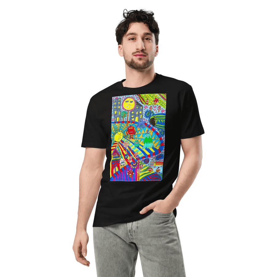 Abstract Doodle Life Unisex T Shirt product image (5)