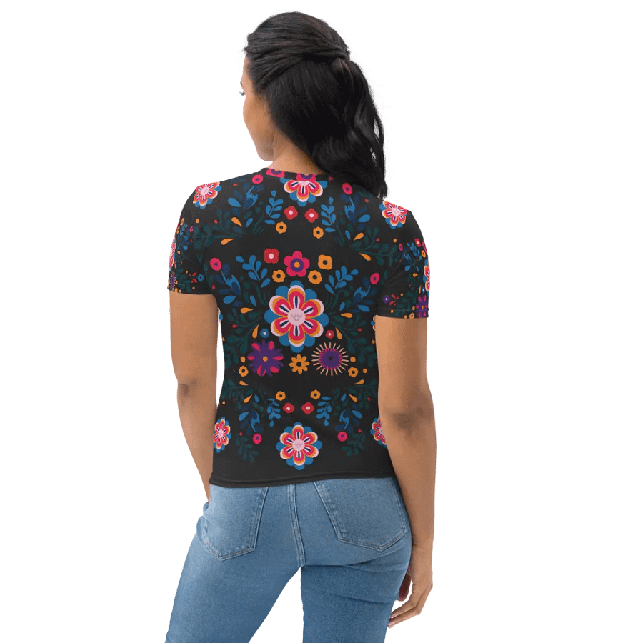 Positive Vibes Women's All-Over Print Tee product image (10)