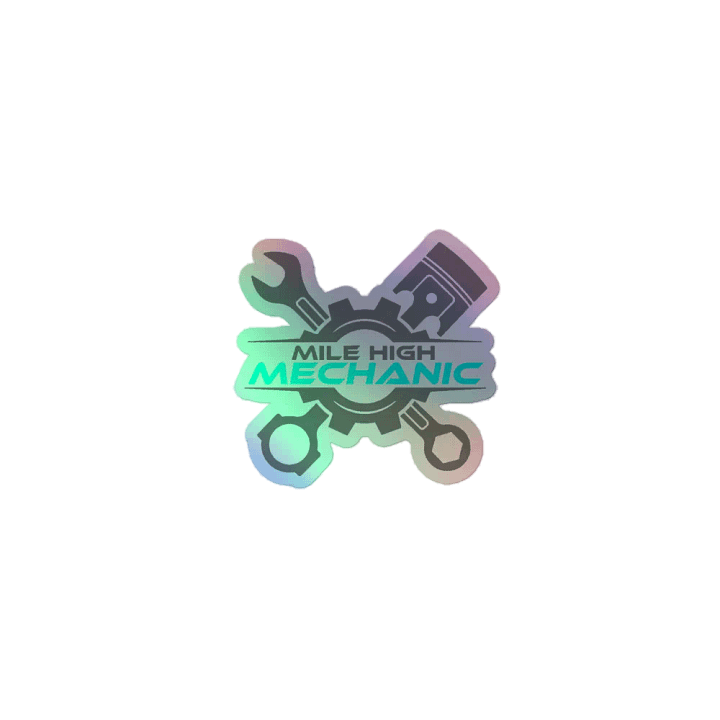 Mile High Mechanic Sticker (Holographic) product image (1)