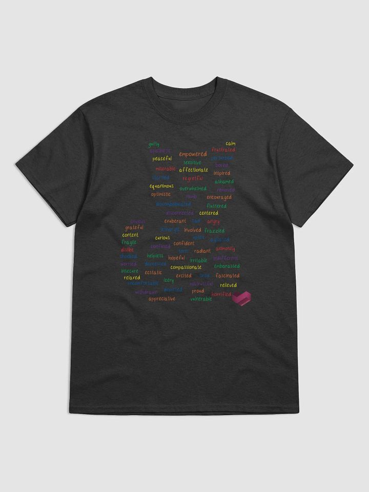 Feeling Words Cat Short-Sleeve Unisex T-Shirt (G) product image (1)