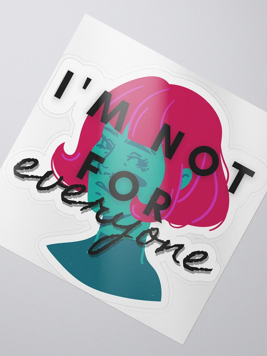 femme - i'm not for everyone sticker product image (2)