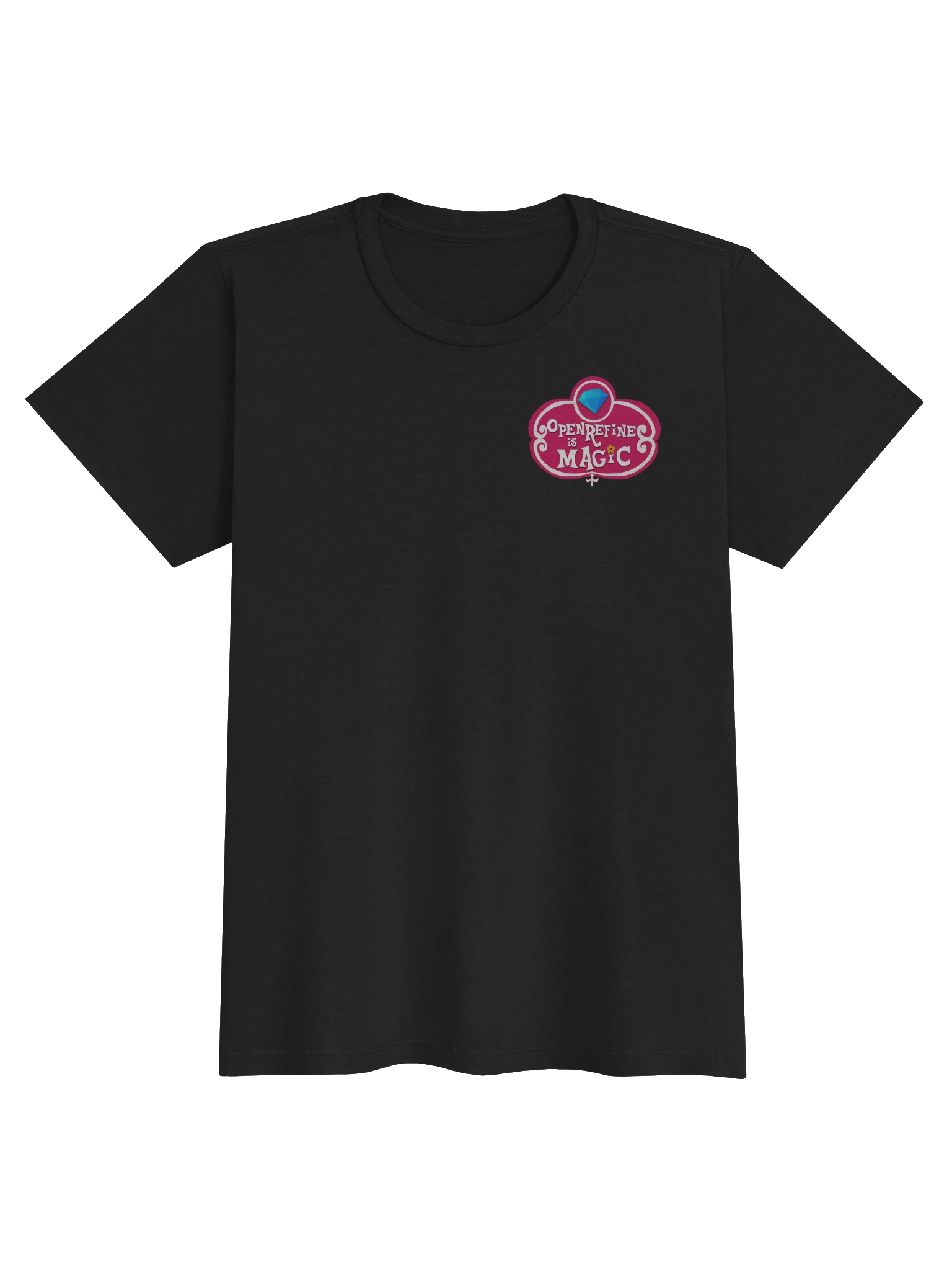 OpenRefine Is Magic T-Shirt - Fitted cut product image (1)