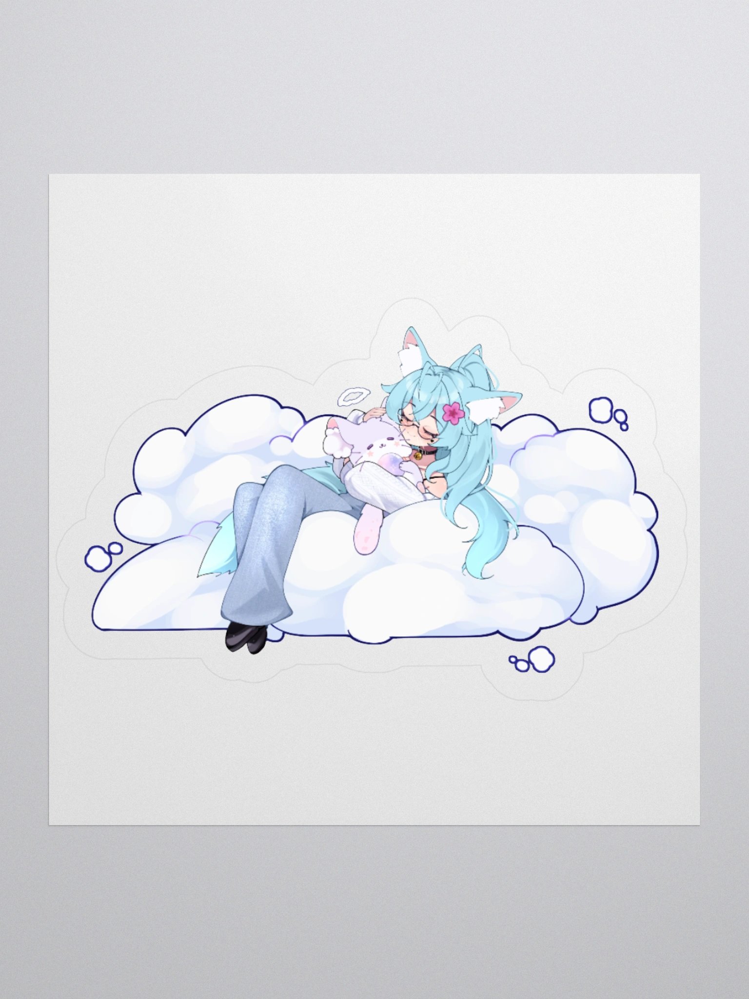 Sleeping on a Cloud Sticker product image (2)