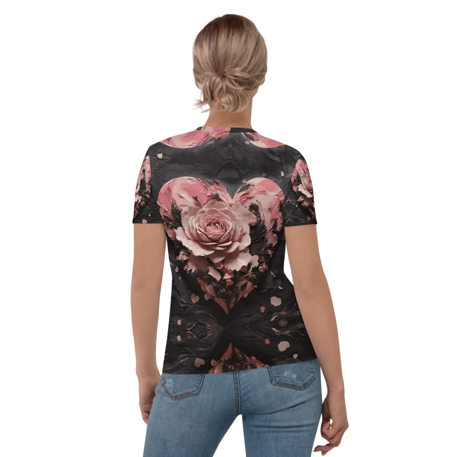 Floral Heart T shirt product image (2)