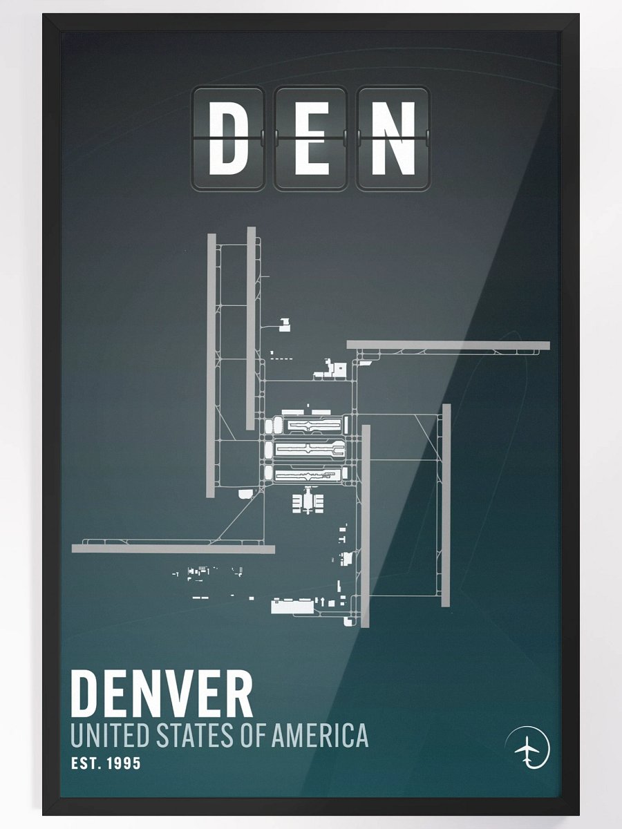 Denver DEN Poster (Framed) product image (4)