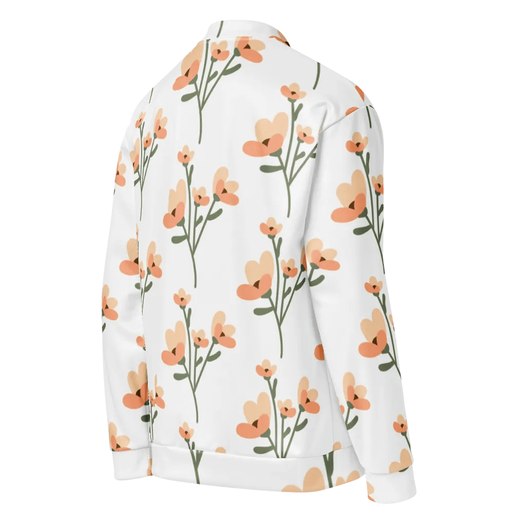 Blossom Burst Custom Bomber Jacket product image (9)