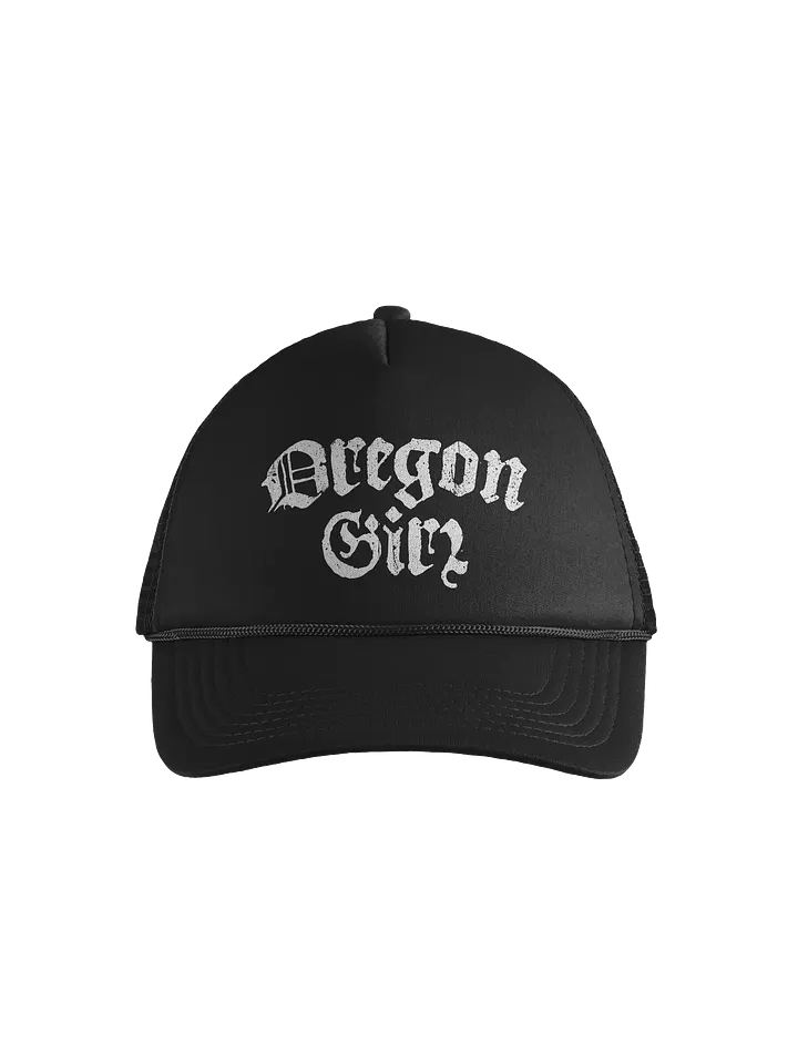 Oregon Girl Blackletter Foam Trucker Hat product image (1)