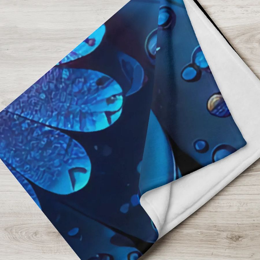 Kawaiikitten Exclusive Premium Dew Drop Throw Art Blanket product image (8)