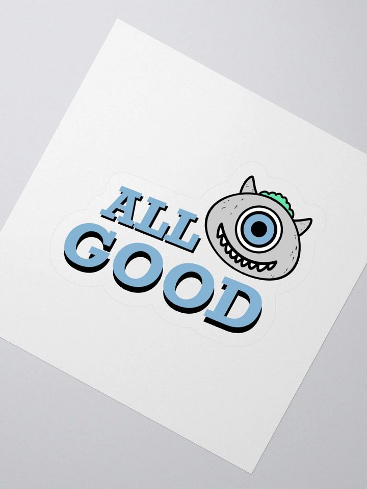 All Good Monster Kiss Cut Stickers product image (4)
