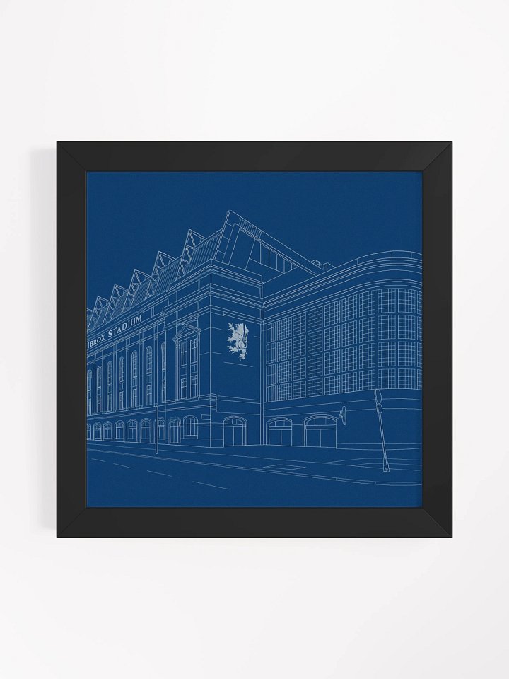 UBC "Ibrox Blueprint" Poster product image (1)
