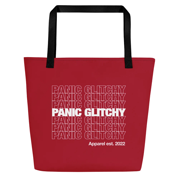 Panic Glitchy Grocery (white edition) Tote Bag product image (1)