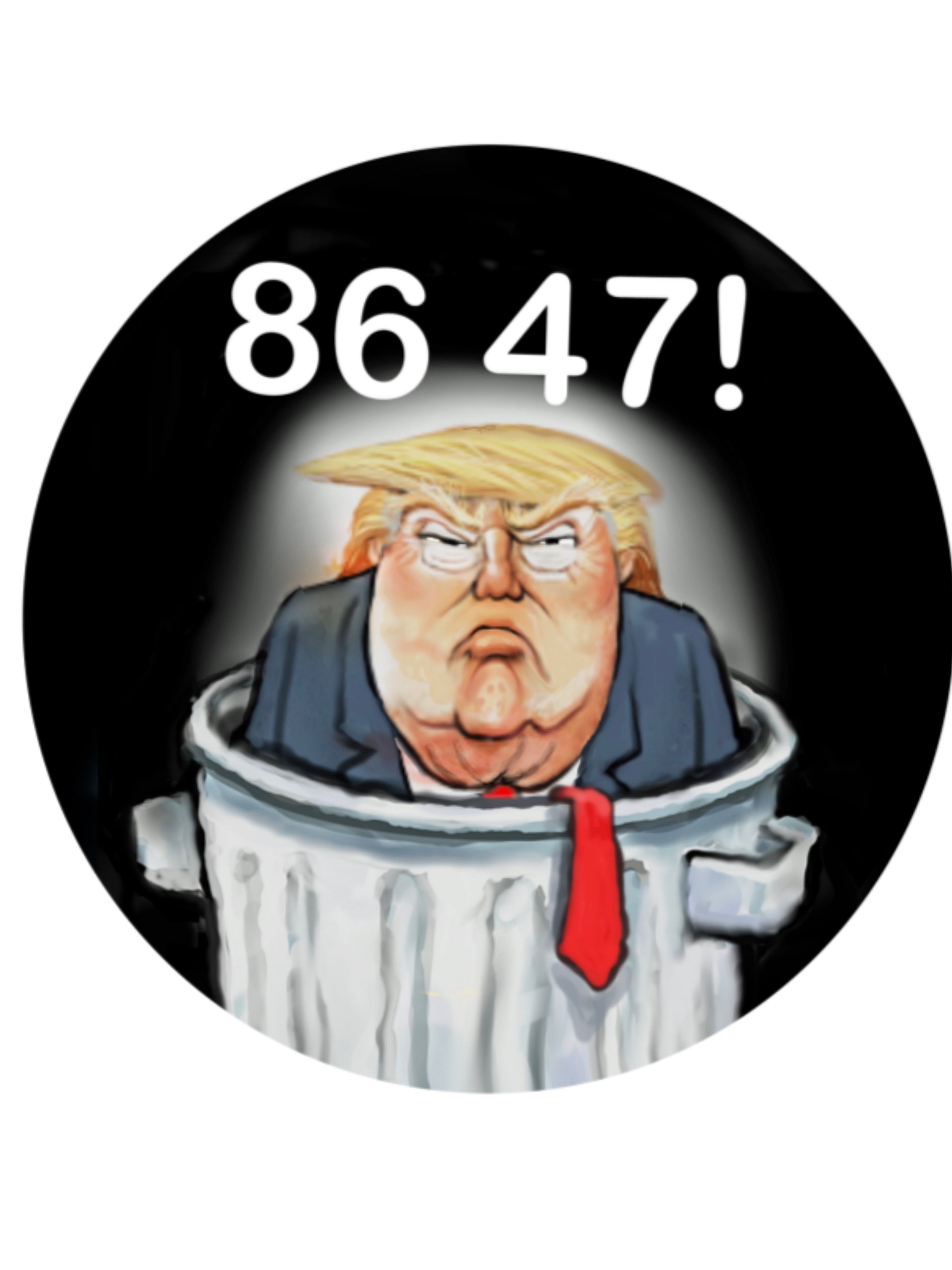 “86 46” Dump Trump five Pin Button Set product image (2)