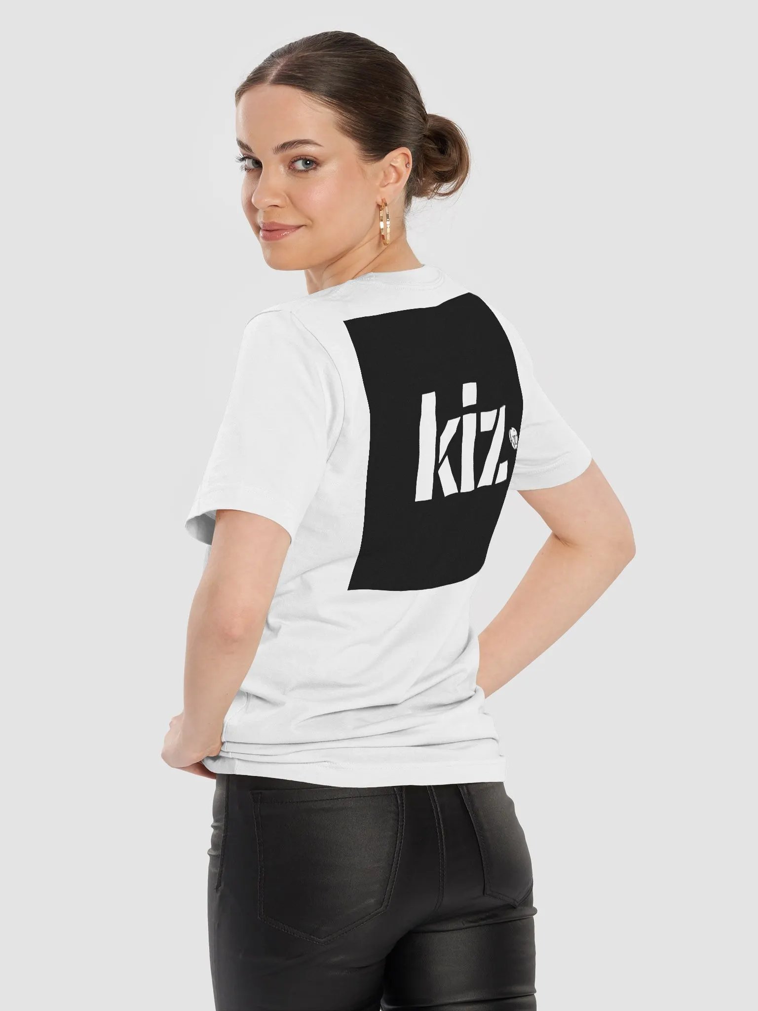 KIZ SAIDA - PREMIUM TEE - WHITE / BLACK product image (4)