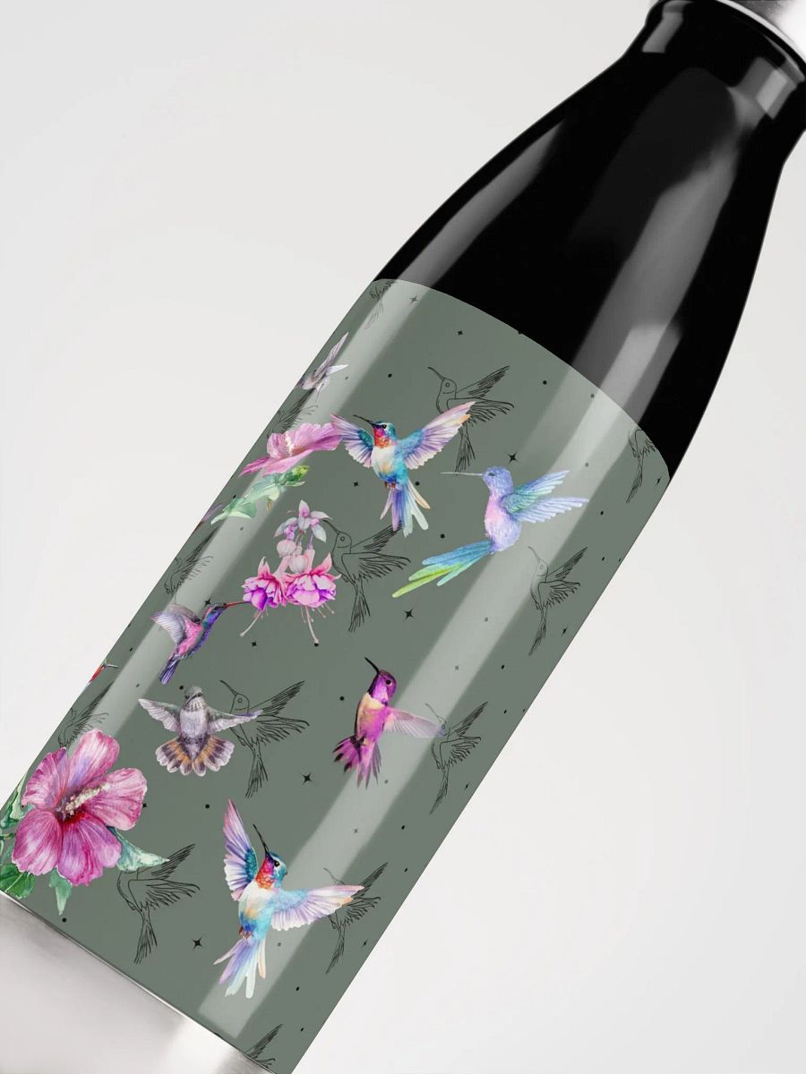 Hummingbird Haven Stainless Steel Water Bottle gift for moms nature lovers friends colleagues product image (5)