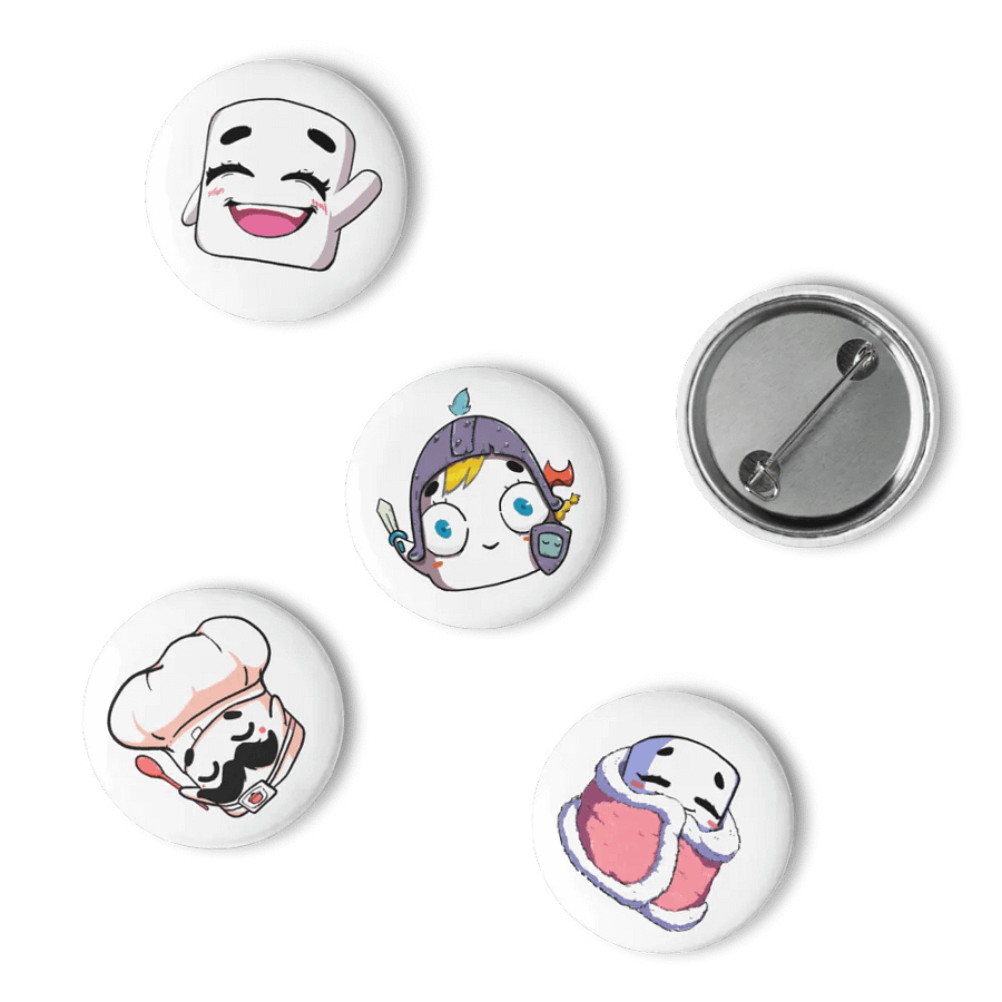 Tofu Emote Pin Button Pack 2 product image (10)