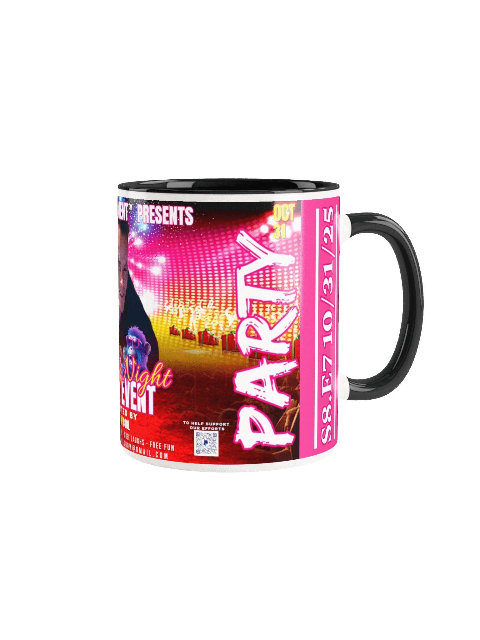 Music Party Show Banner Ceramic Mug for Instant Happiness product image (6)