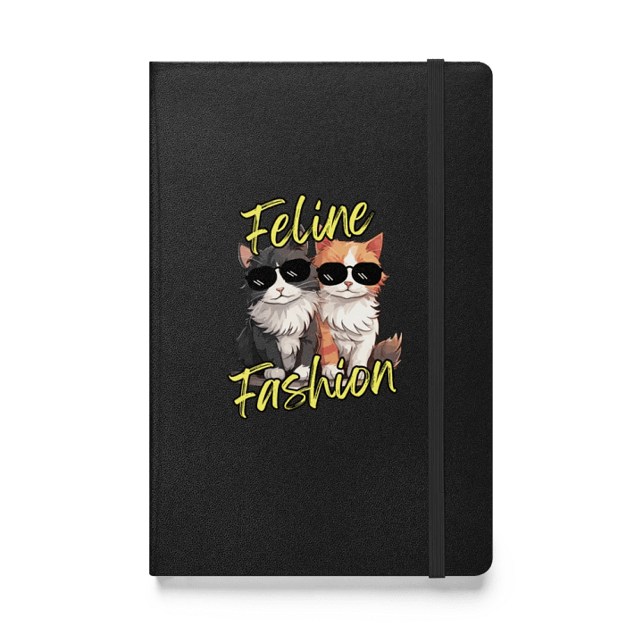 Feline Fashion Cool Cats Hardcover Journal product image (1)