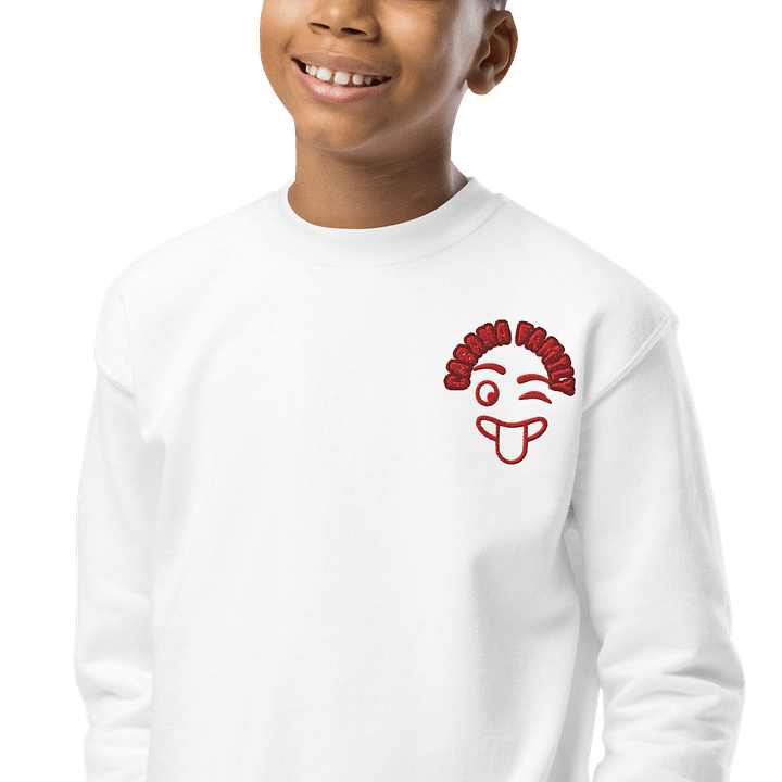 Cheeky Red Wink Youth Sweatshirt product image (2)