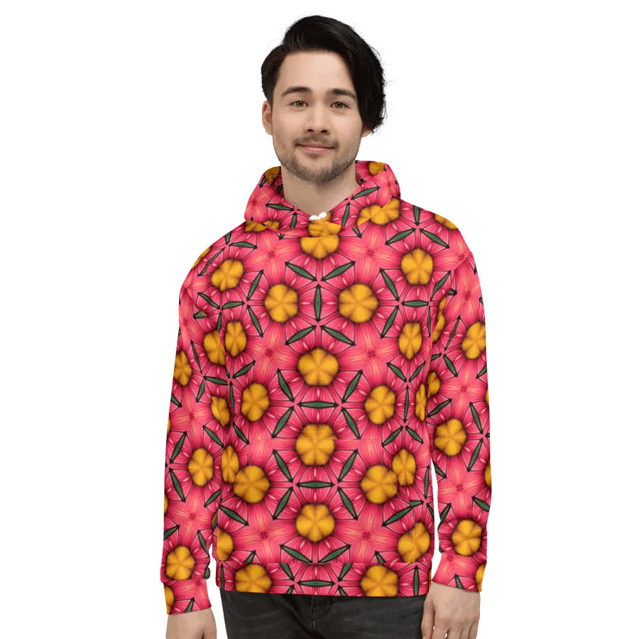 Geometric Bloom Unisex Hoodie product image (5)