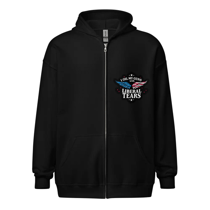 Zip Hoodie: Liberal Tears Gun Oil product image (1)