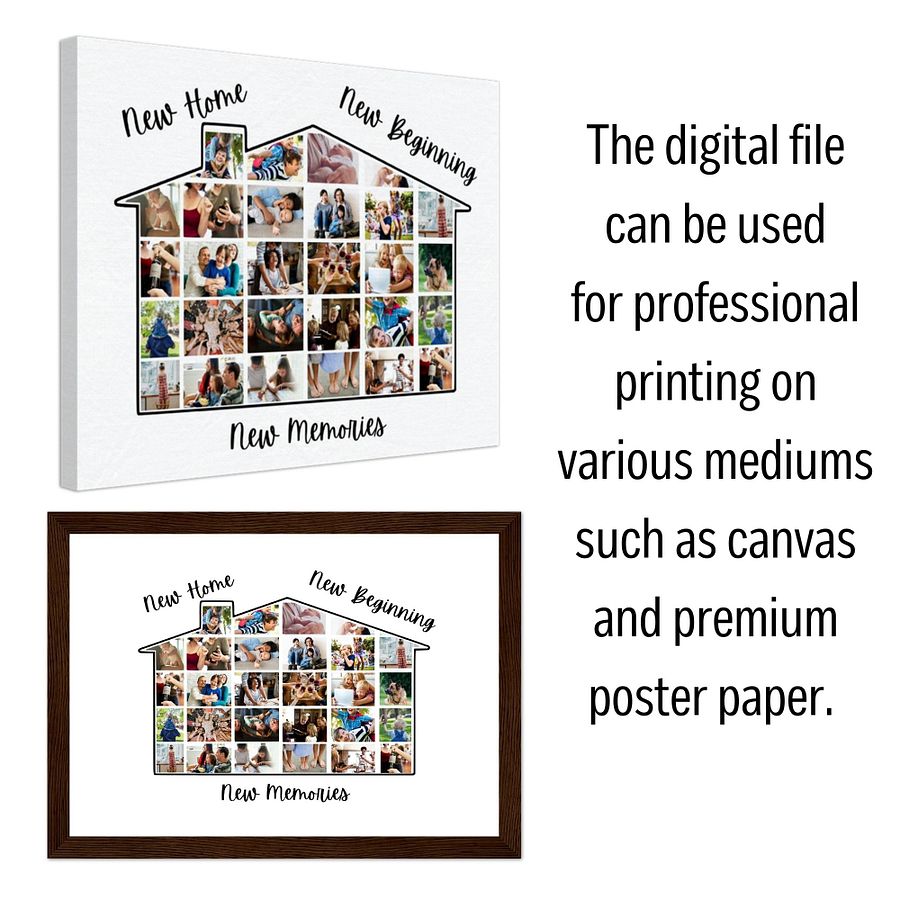 Housewarming Photo Collage Canva Template product image (5)
