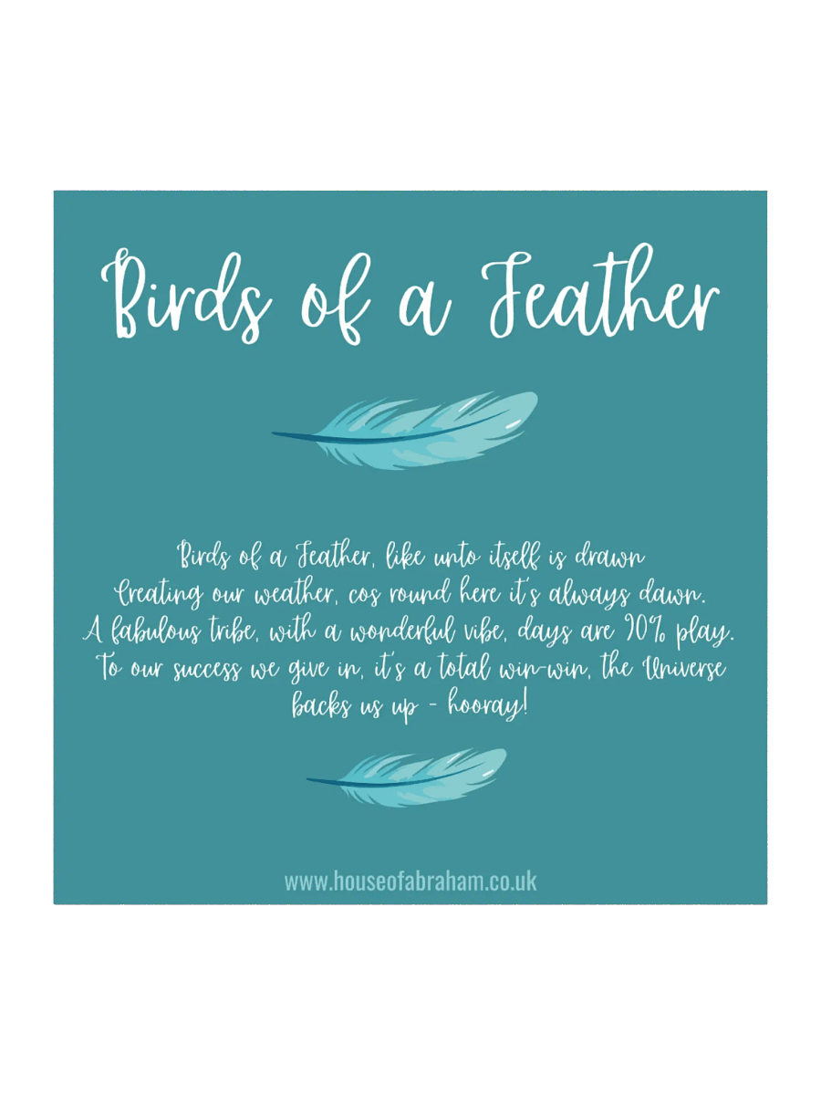Birds of A Feather - Teal Sticker product image (1)