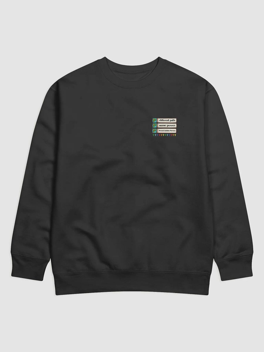 Different path'. Same Power. Proud Autism Parent. Heritage Sweatshirt product image (2)