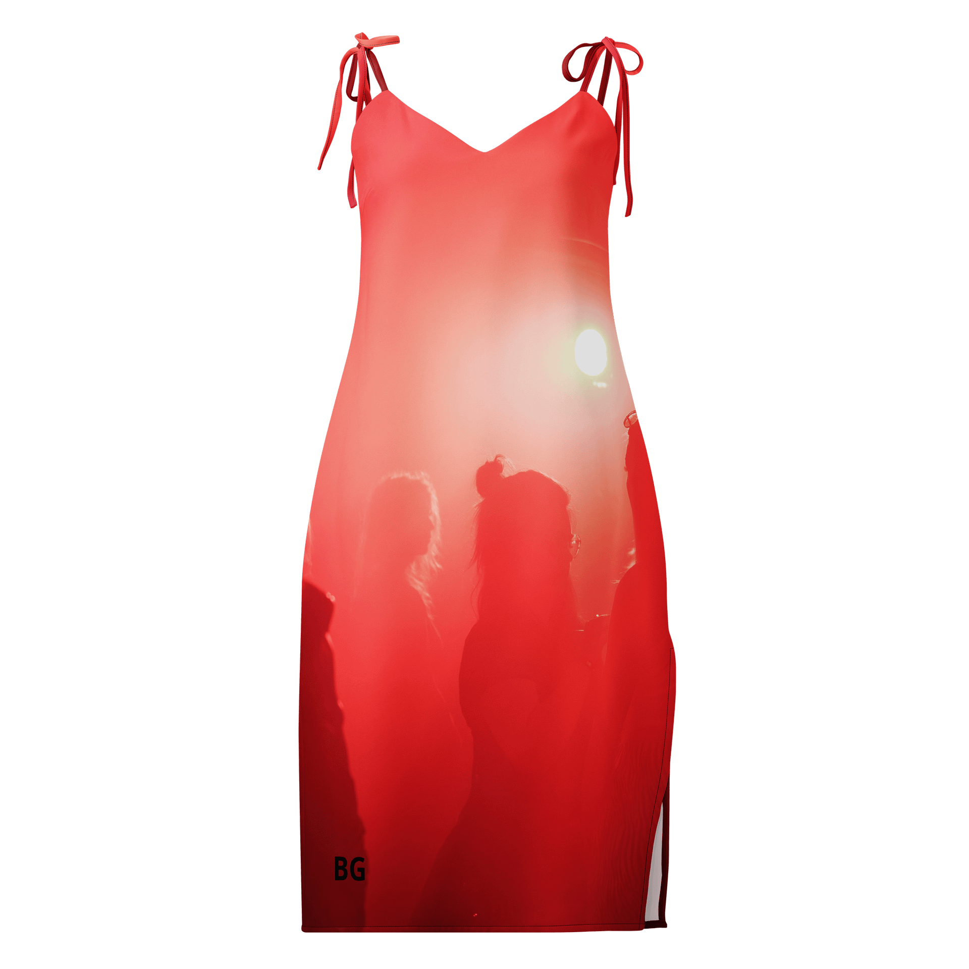 'Girls Are Down' All-Over Slip Dress product image (2)