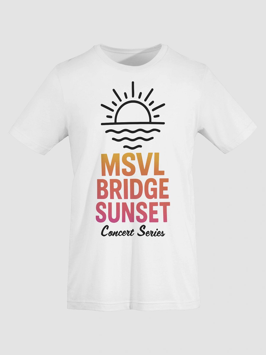 MSVL Sunset Tee (White) product image (1)