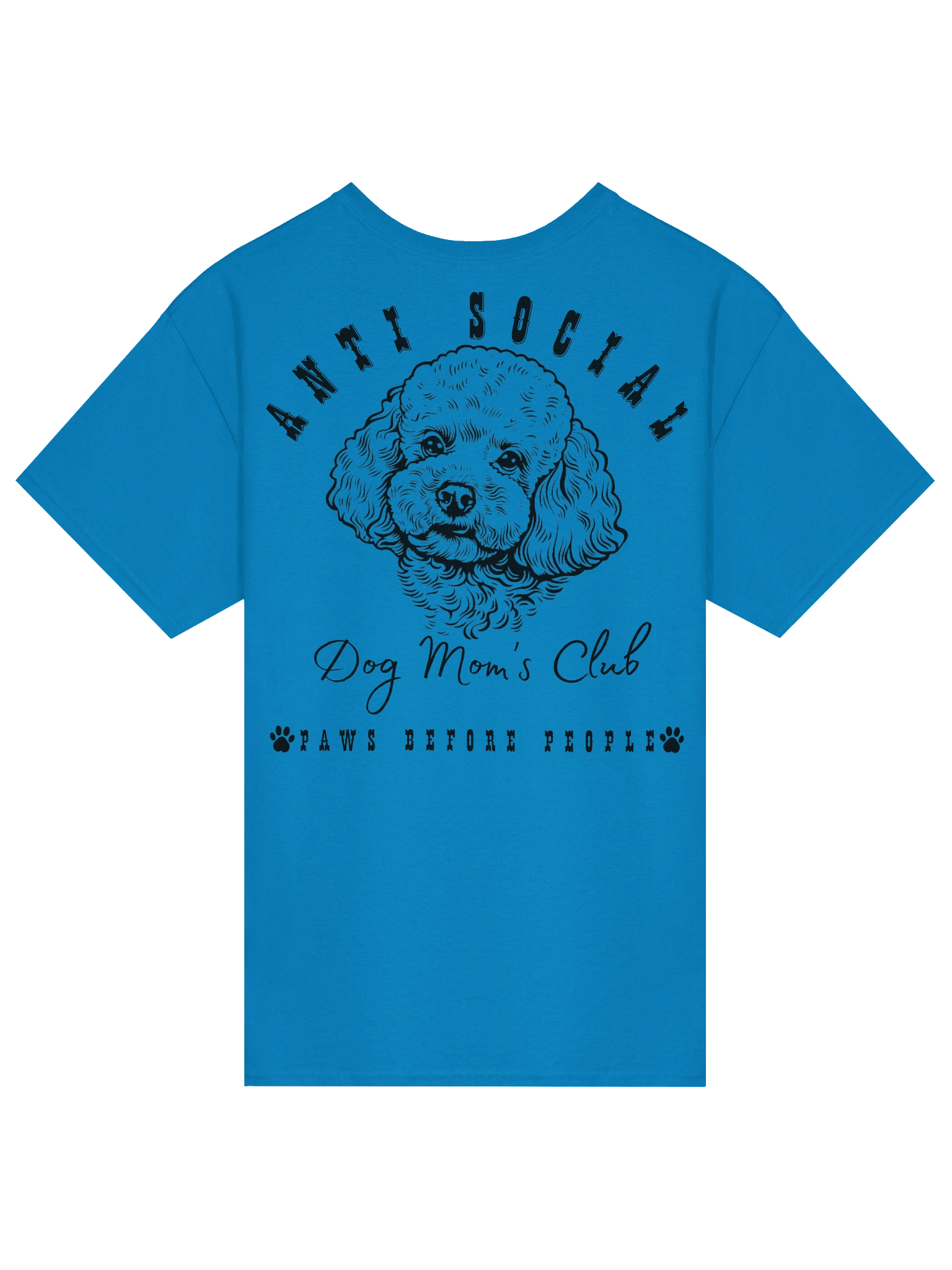 Curly-Haired Dog Mom Club Tee product image (2)