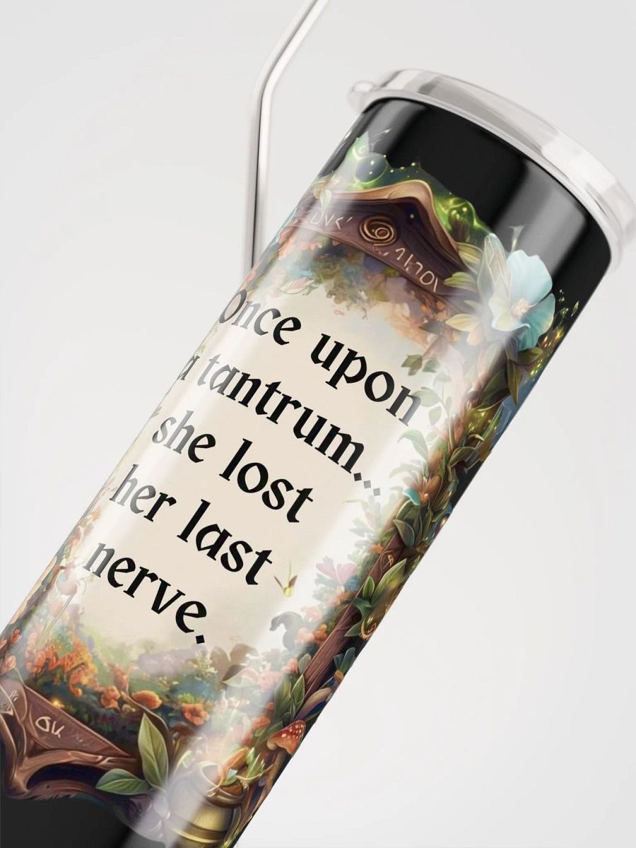 Funny Mom Tumbler – ‘Once Upon A Tantrum’ Insulated Cup for Busy Moms product image (4)