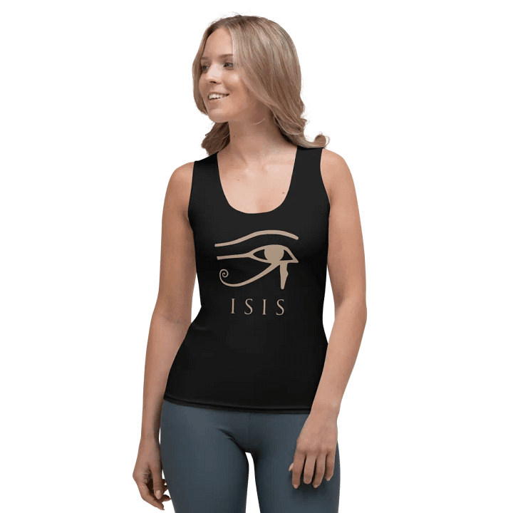 Isis Black All-Over Print Tank Top product image (1)