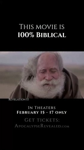 THIS MOVIE US 100% BIBLICAL
Tickets: apocalypserevealed.com 
#movie #Christian #usa #apocalypse #bible #study #tickets #2026 ...