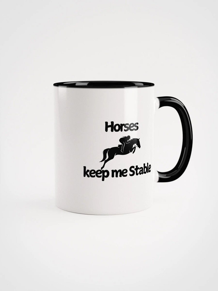 Horses keep me Stable Ceramic Mug product image (1)