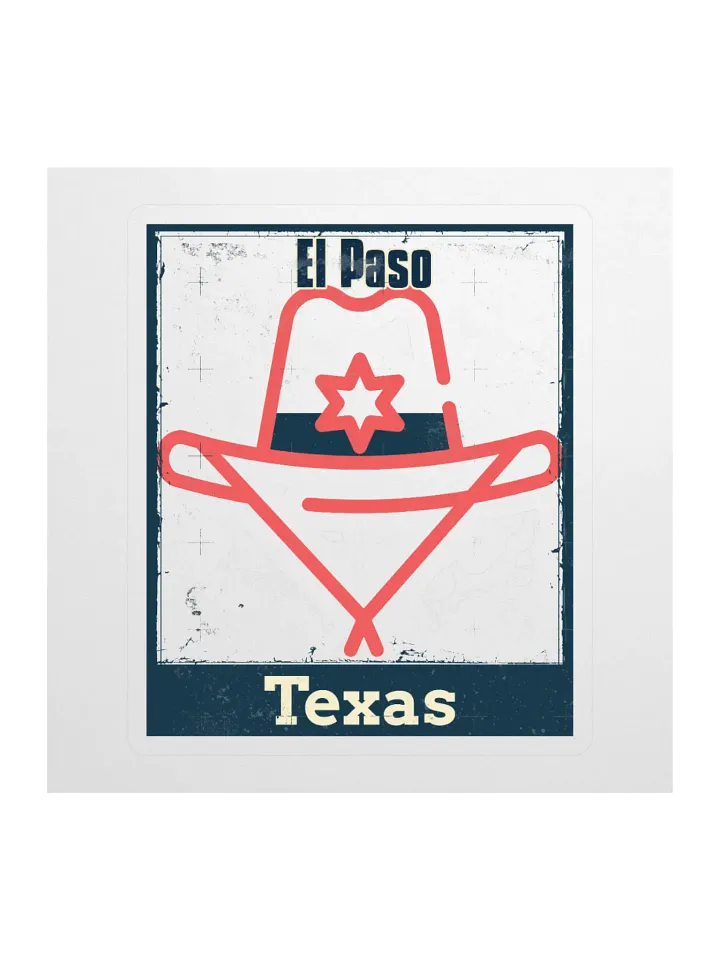 Texan Cowboy Hat Sticker product image (1)