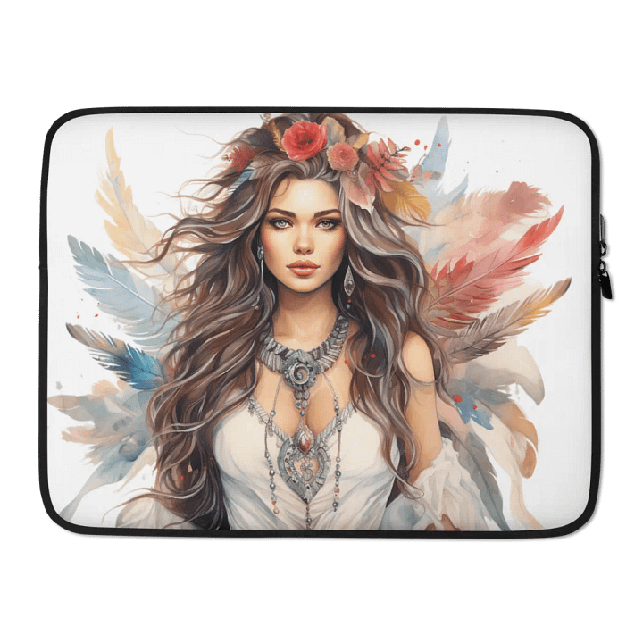 Mystical Blooms Laptop Sleeve product image (1)