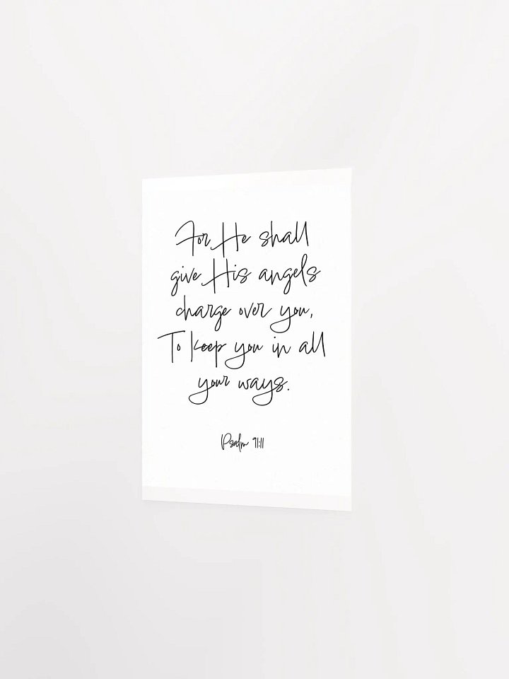 He Shall Give His Angels Charge Over You - Print product image (2)